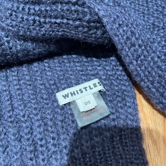 Whistles Accessories - Whistles blue scarf
